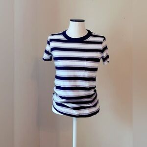 Stateside Striped Pocket Tee, XS, EUC. Original retail at Anthropologie $68.